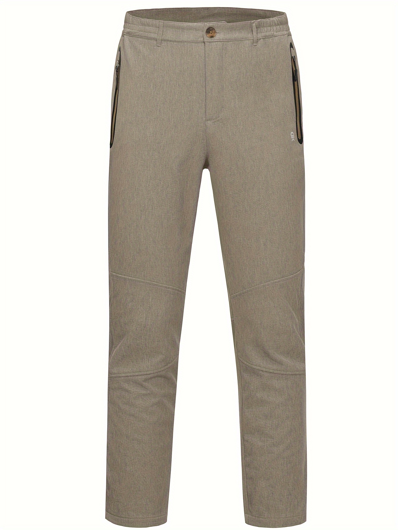 Men's Windproof Fleece Lined Hiking Cargo Pants