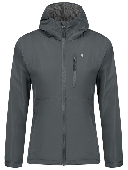 Women's Windbreaker Breathable Ripstop Light Jacket 