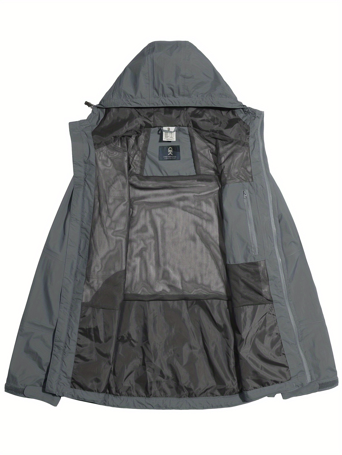 Men's Lightweight Hooded  Jacket With Multi-pocket