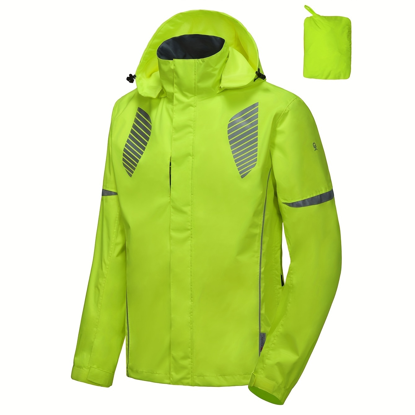  Reflective Men's Running Cycling Rain Jacket