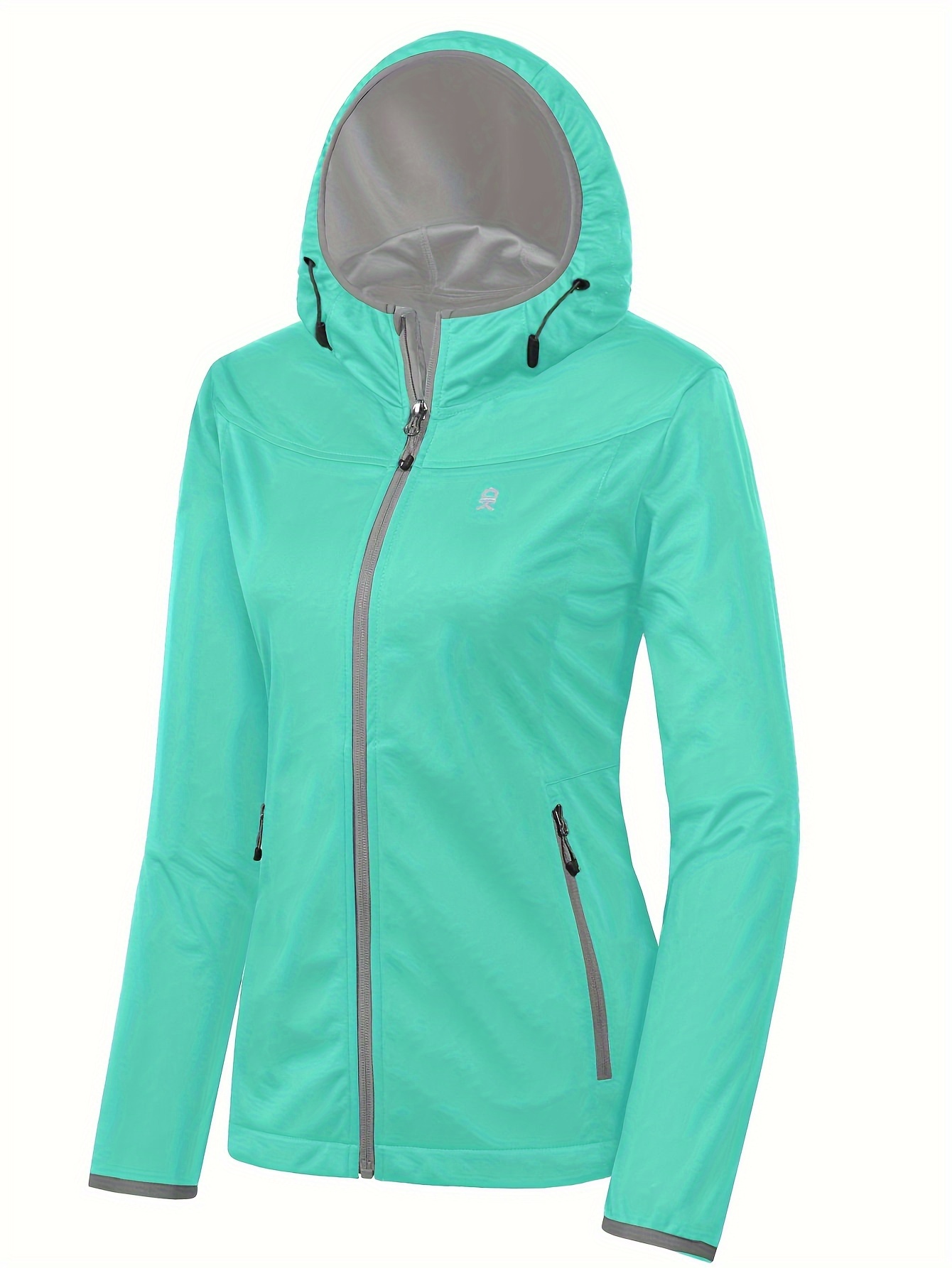 Women's WaterproofLightweight Hooded Jacket