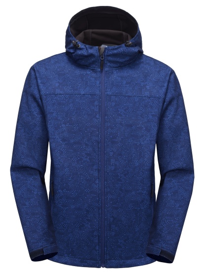 Men's Softshell Jacket with Removable Hood