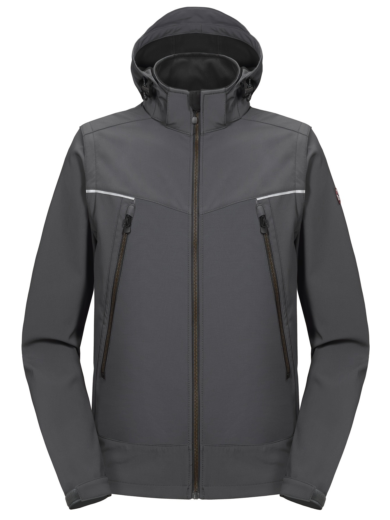 Men's Detachable Sleeves & Hood Softshell Jacket