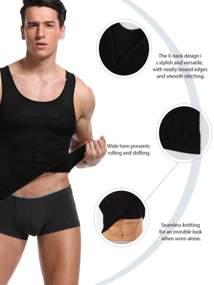 Men's Moisture Wicking Sleeveless Shirt Training Vest