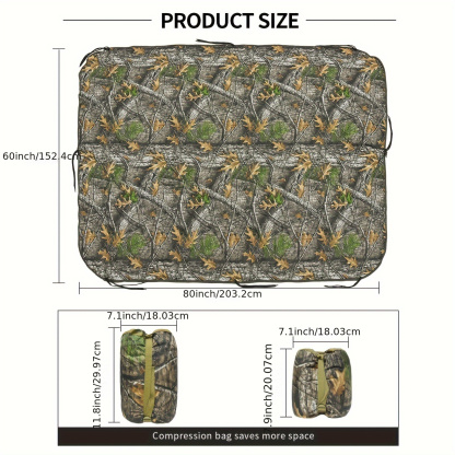  Camouflage Envelope Insulated Sleeping Bag