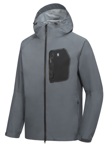 Men's Waterproof Hardshell 3L Rain Jacket 