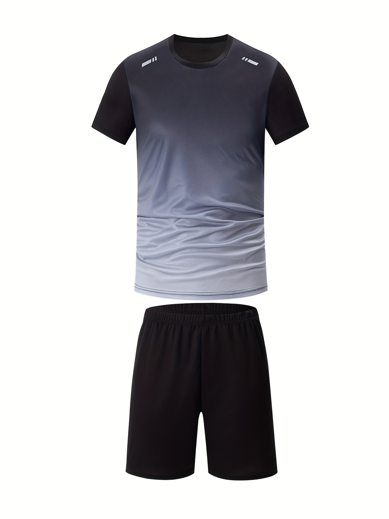 8pcs Set of Men's Short-Sleeve T-Shirt And Shorts for Sports