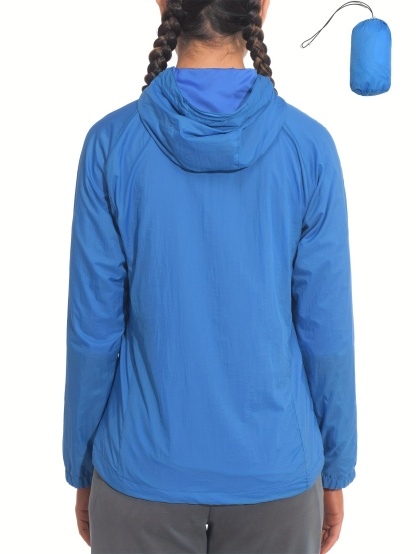 Women's Packable Lightweight Hooded Jacket 