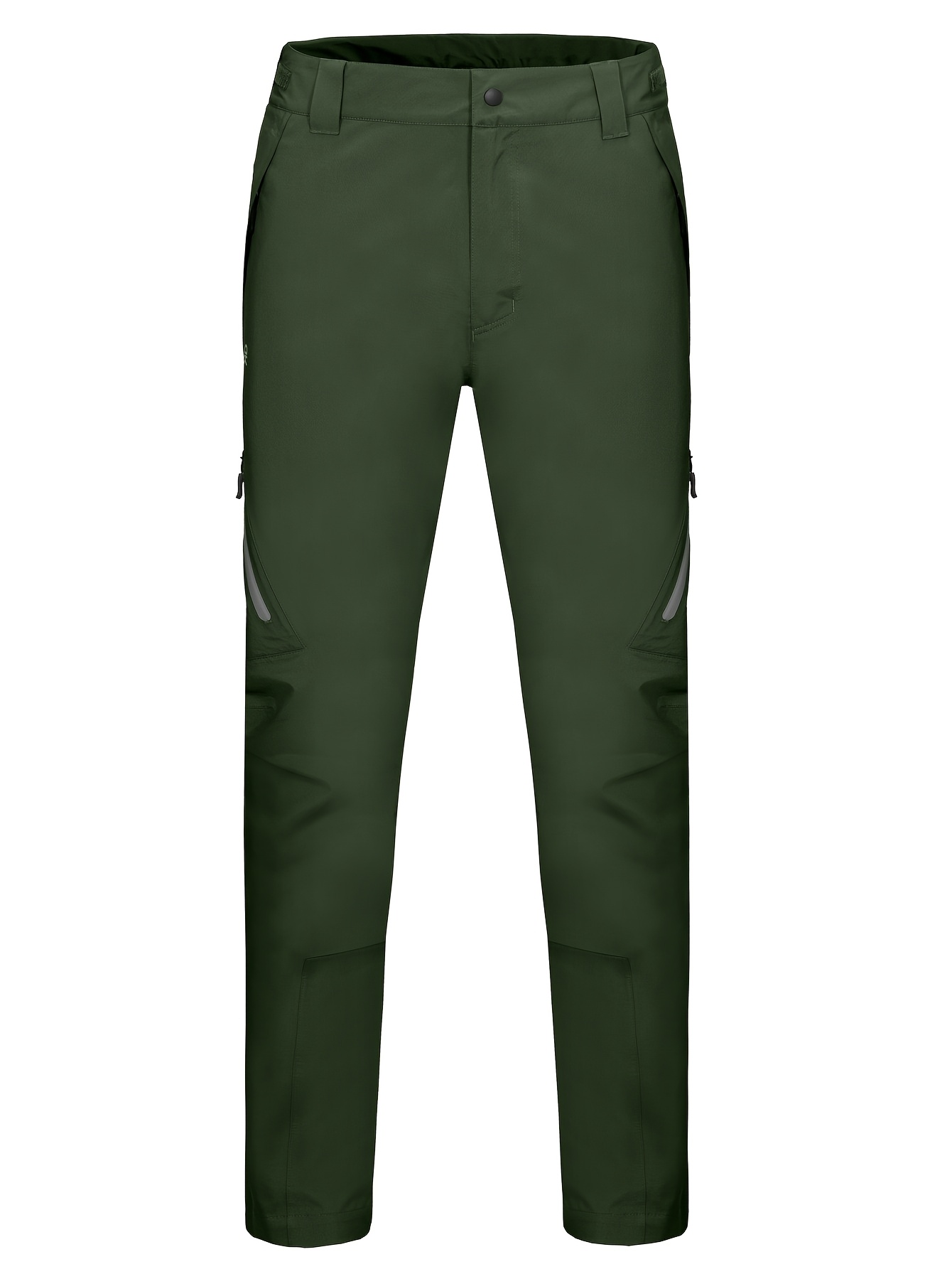 Men's Lightweight Hiking Pants with Multiple Zippered Pockets