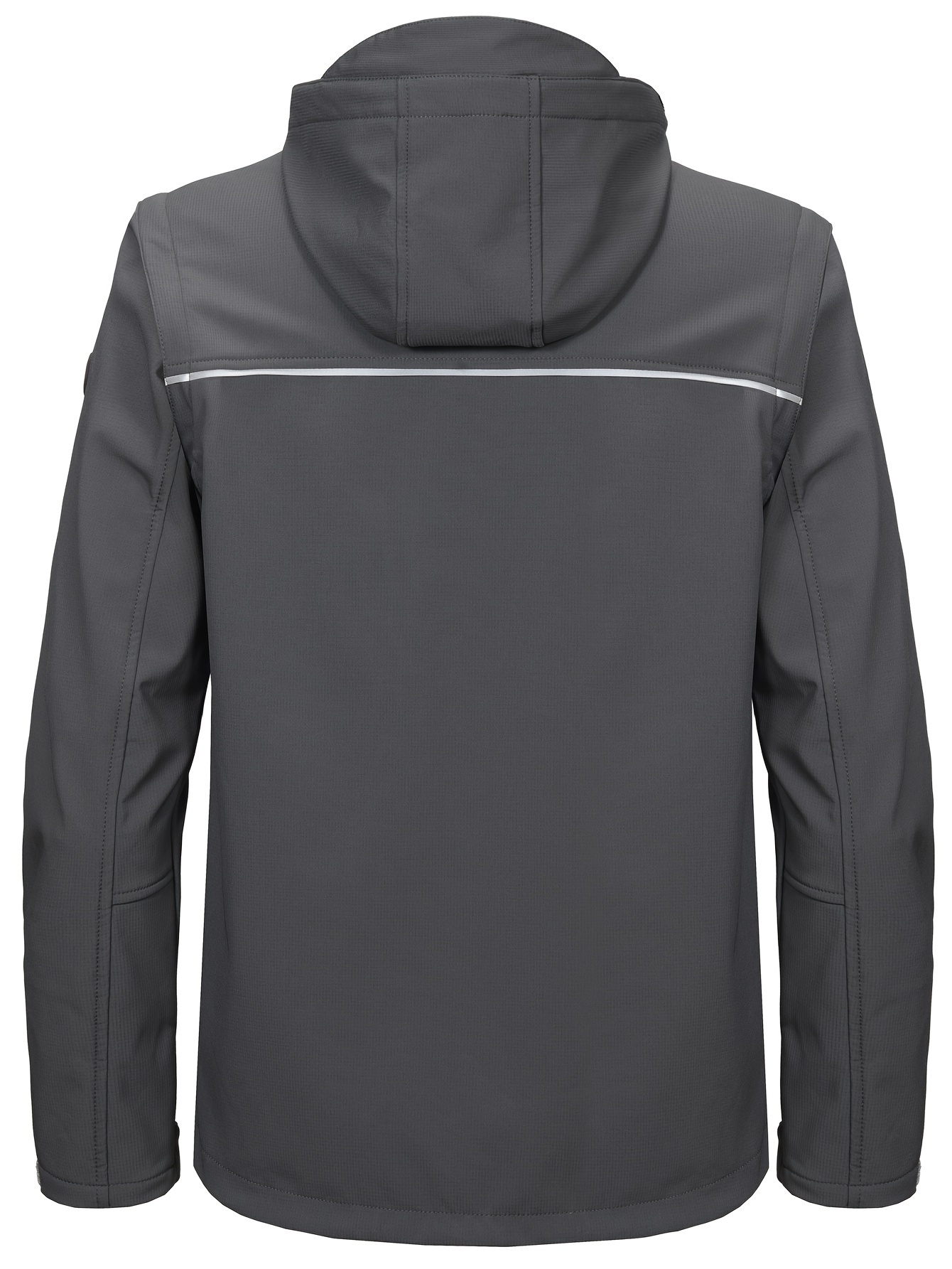 Men's Detachable Sleeves & Hood Softshell Jacket