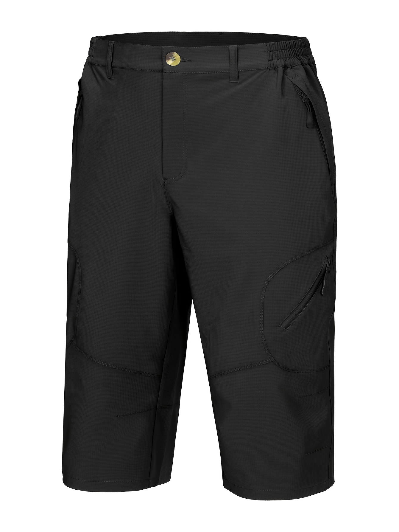 Men'S Capri Shorts Quick-Dry Performance 3/4 Hiking Pants 