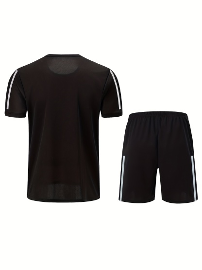 2pcs Men'S Summer Running & Fitness Set