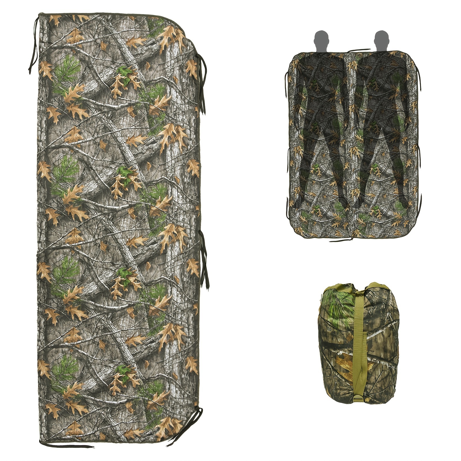 Camouflage Envelope Insulated Sleeping Bag