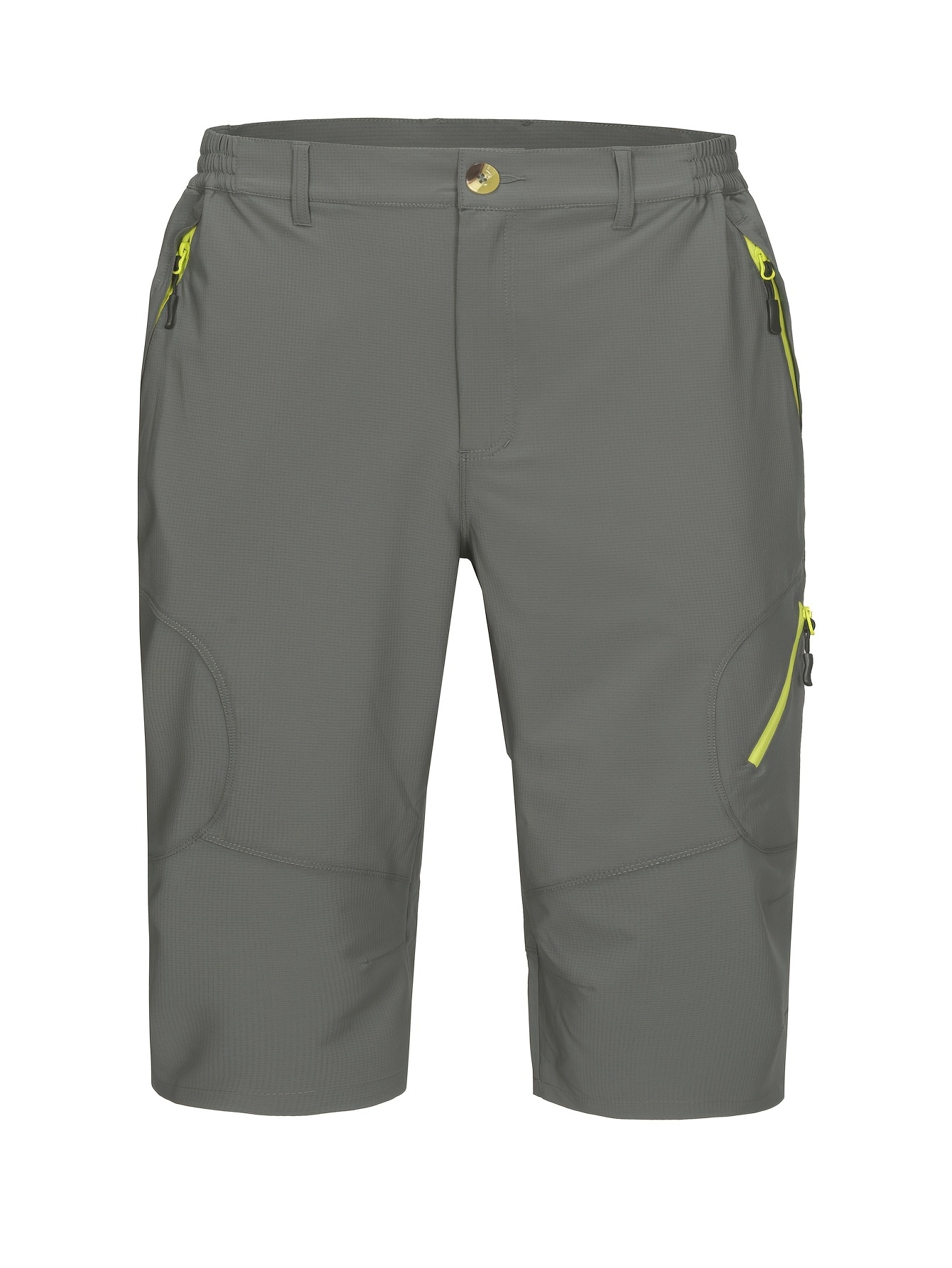 Men'S Capri Shorts Quick-Dry Performance 3/4 Hiking Pants 