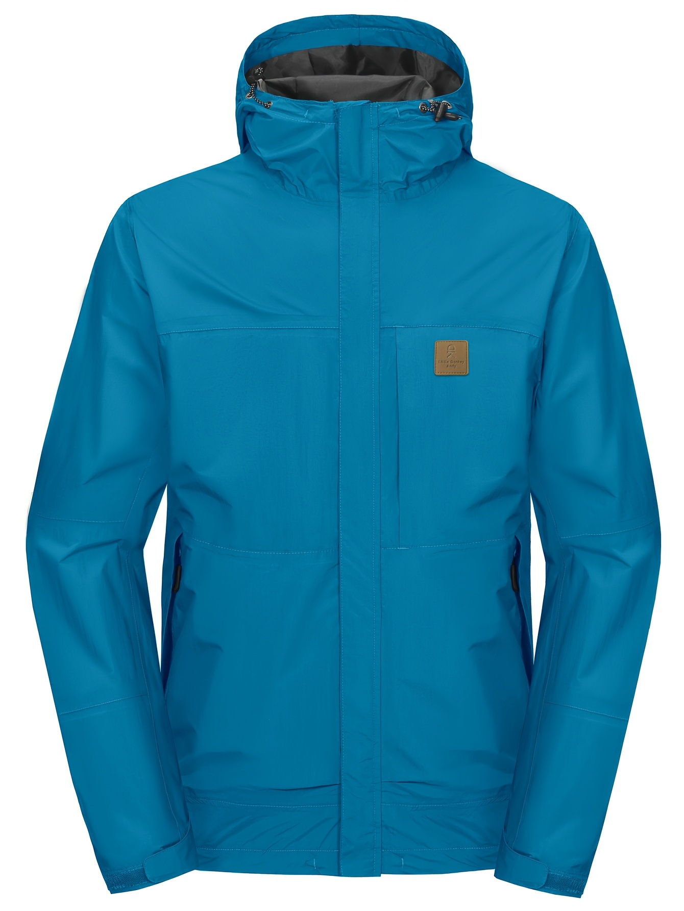 Men's Lightweight Hooded  Jacket With Multi-pocket