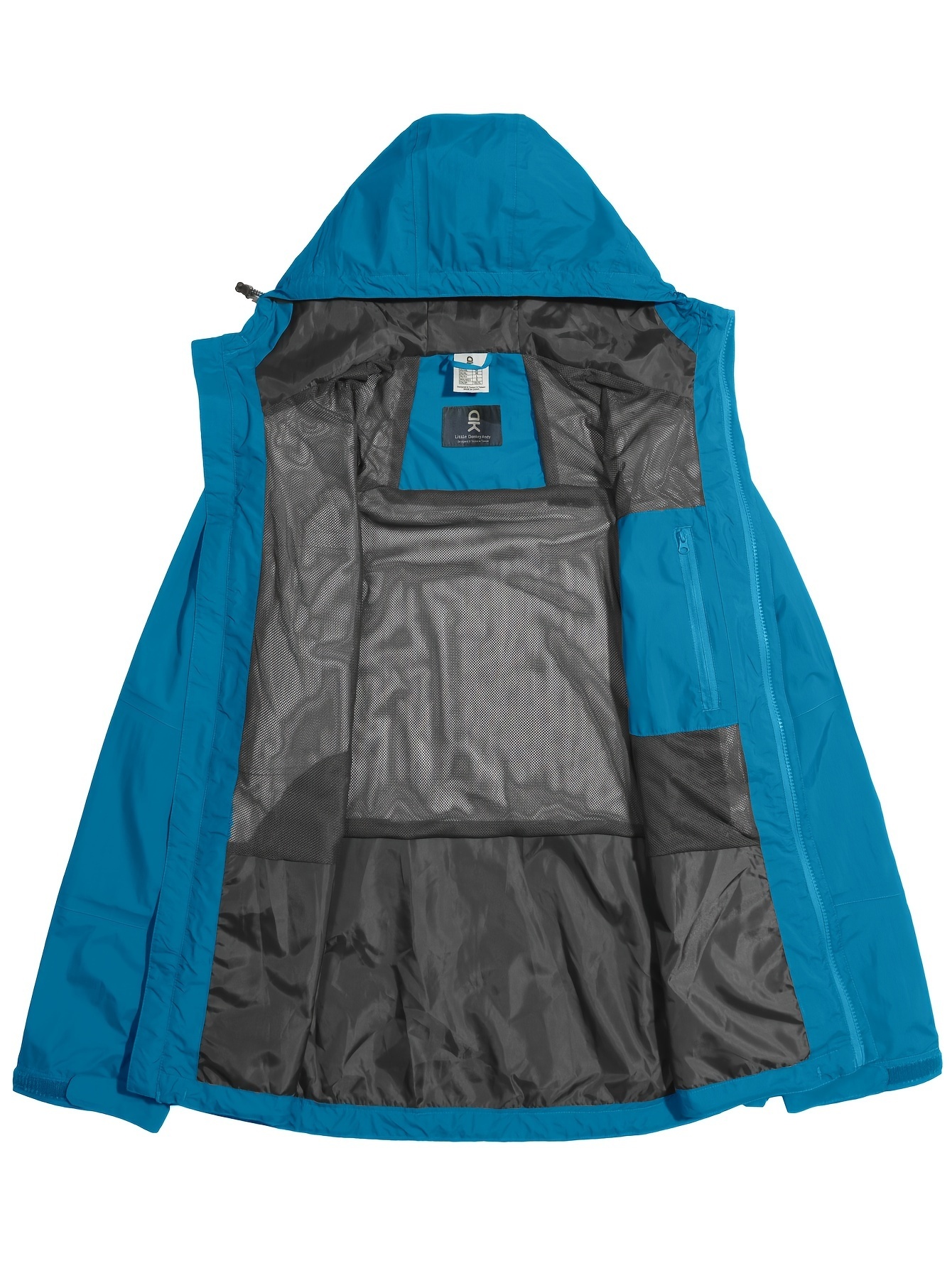 Men's Lightweight Hooded  Jacket With Multi-pocket