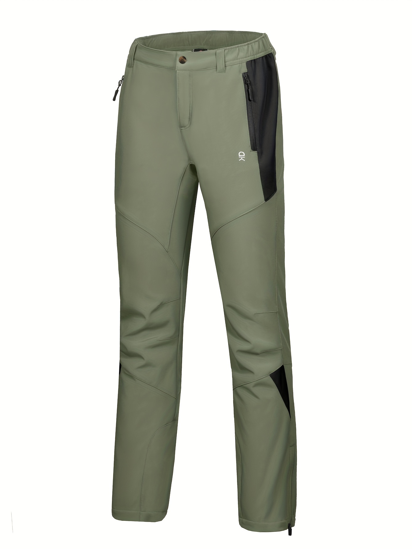 Women's Softshell Hiking Pants with Reinforced Knees & Elastic Cuffs