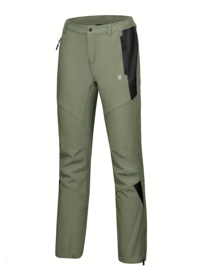 Women's Softshell Hiking Pants with Reinforced Knees & Elastic Cuffs