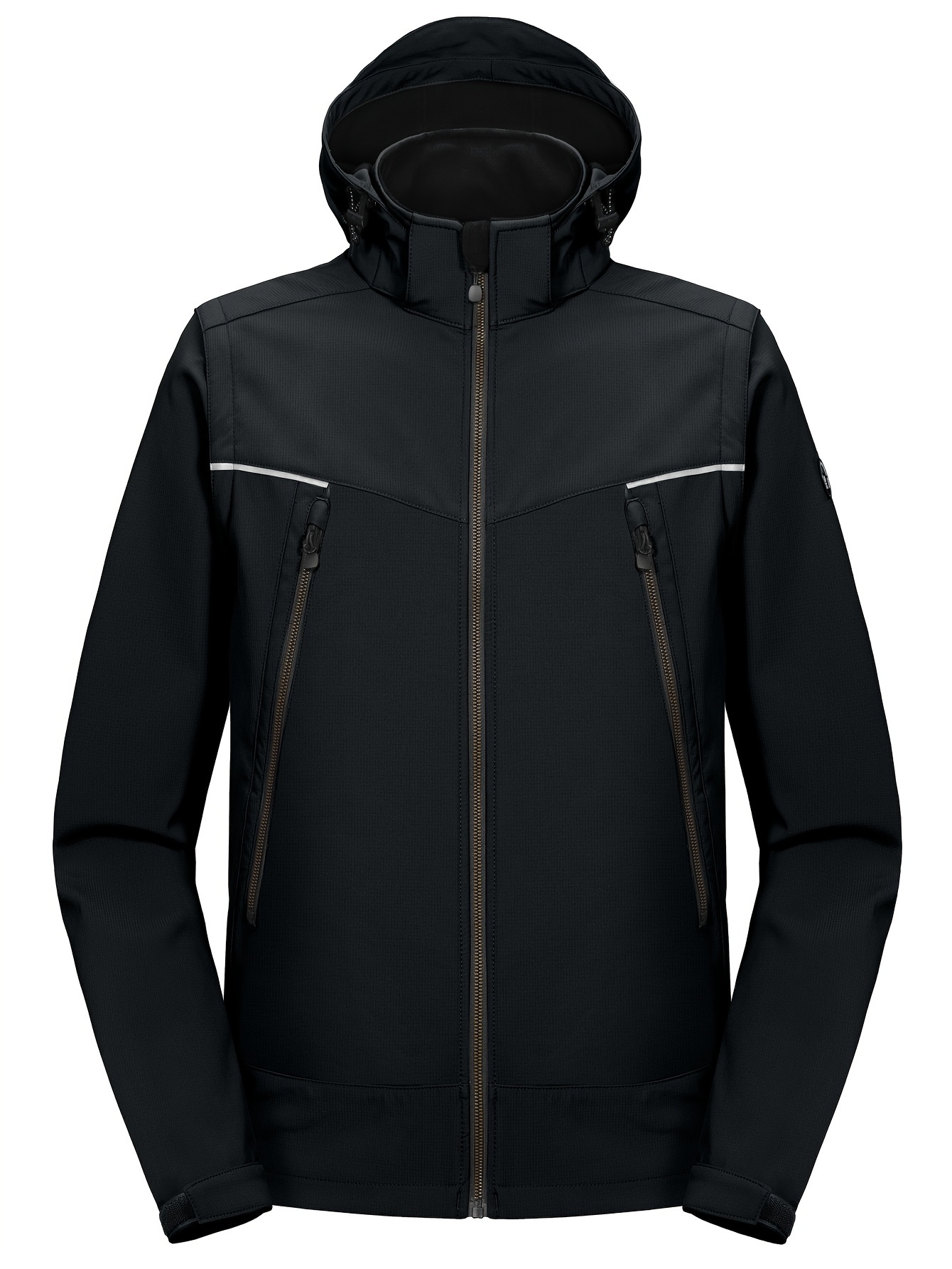 Men's Detachable Sleeves & Hood Softshell Jacket