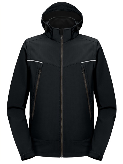 Men's Detachable Sleeves & Hood Softshell Jacket