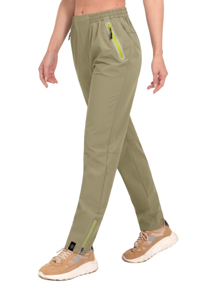 Womens ComfortFit Elastic Waist Sports Pants 