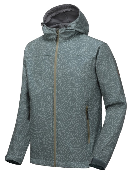 Men's Softshell Jacket with Removable Hood