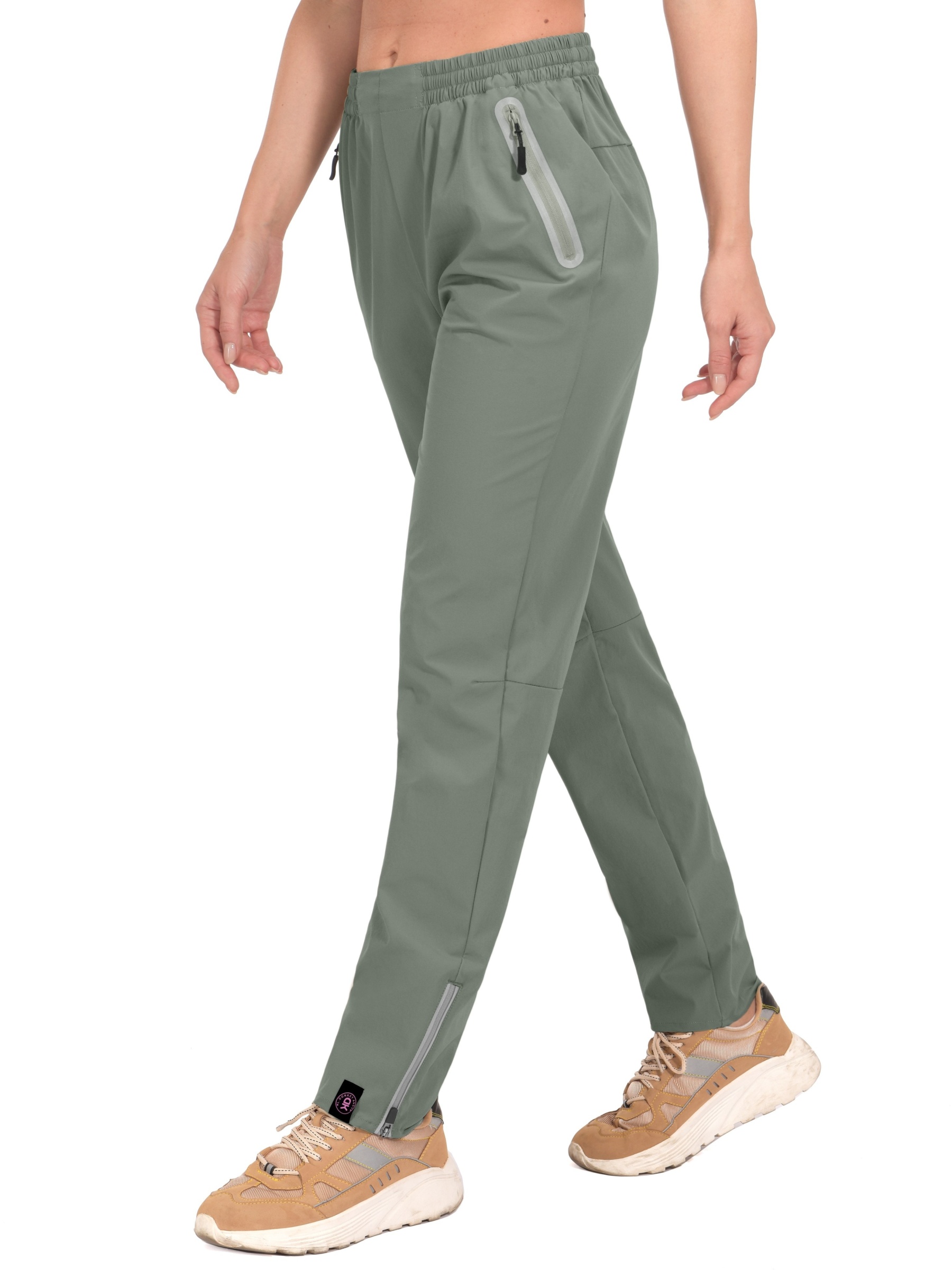 Womens ComfortFit Elastic Waist Sports Pants