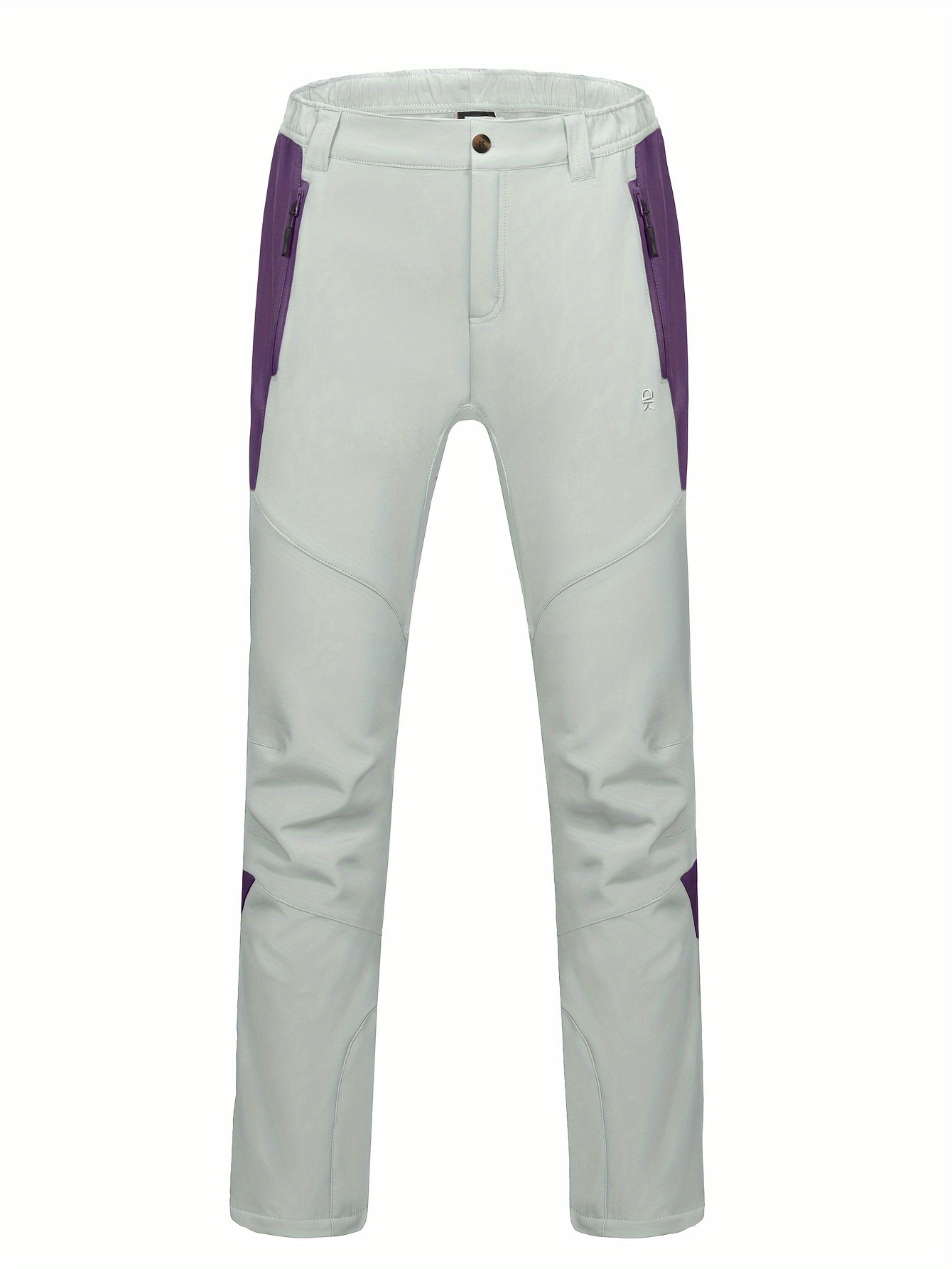 Women's Softshell Hiking Pants with Reinforced Knees & Elastic Cuffs