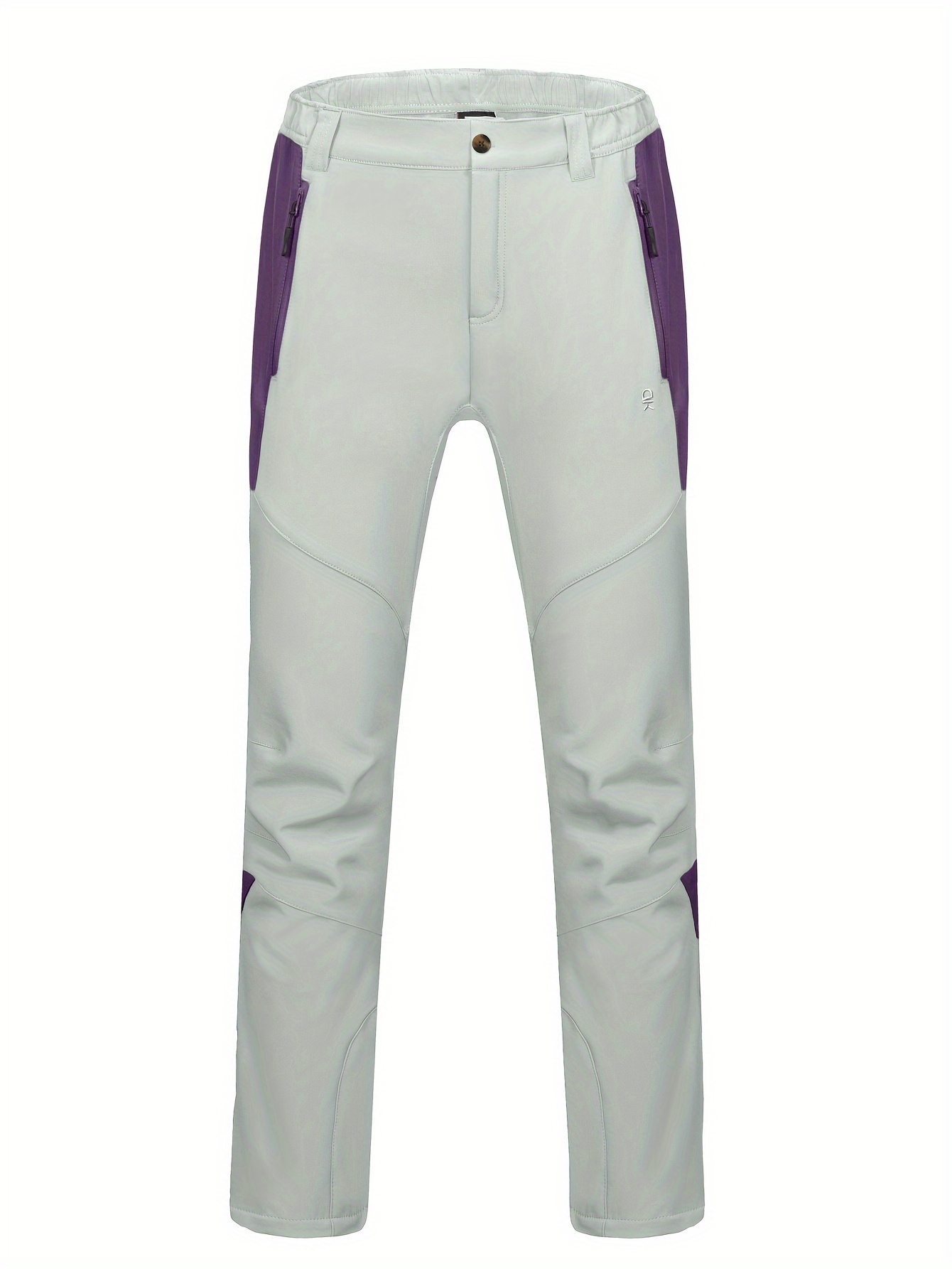 Women's Softshell Hiking Pants with Reinforced Knees & Elastic Cuffs