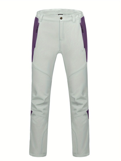 Women's Softshell Hiking Pants with Reinforced Knees & Elastic Cuffs