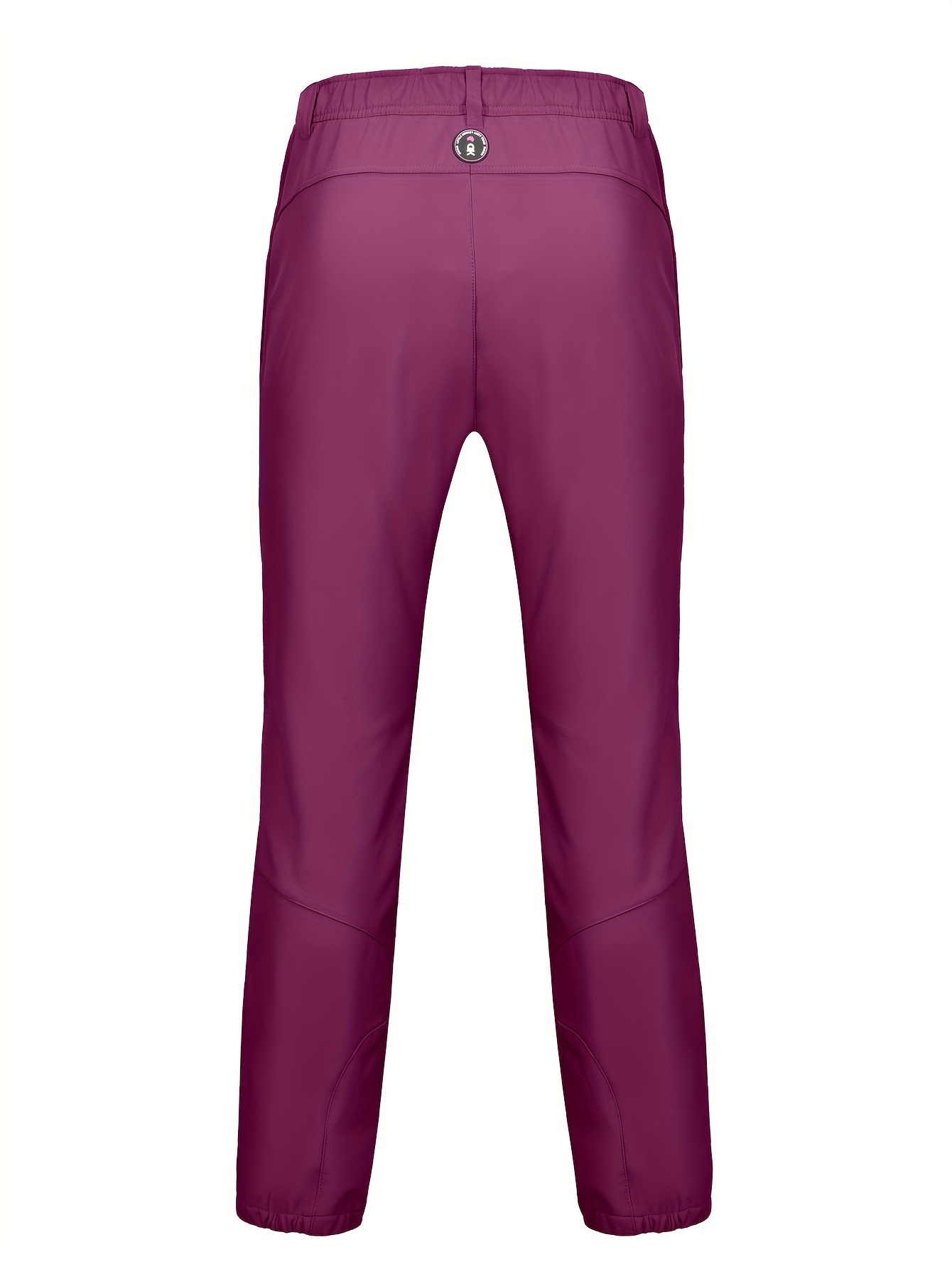 Women's Softshell Hiking Pants with Reinforced Knees & Elastic Cuffs