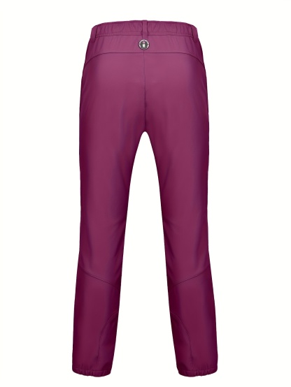 Women's Softshell Hiking Pants with Reinforced Knees & Elastic Cuffs