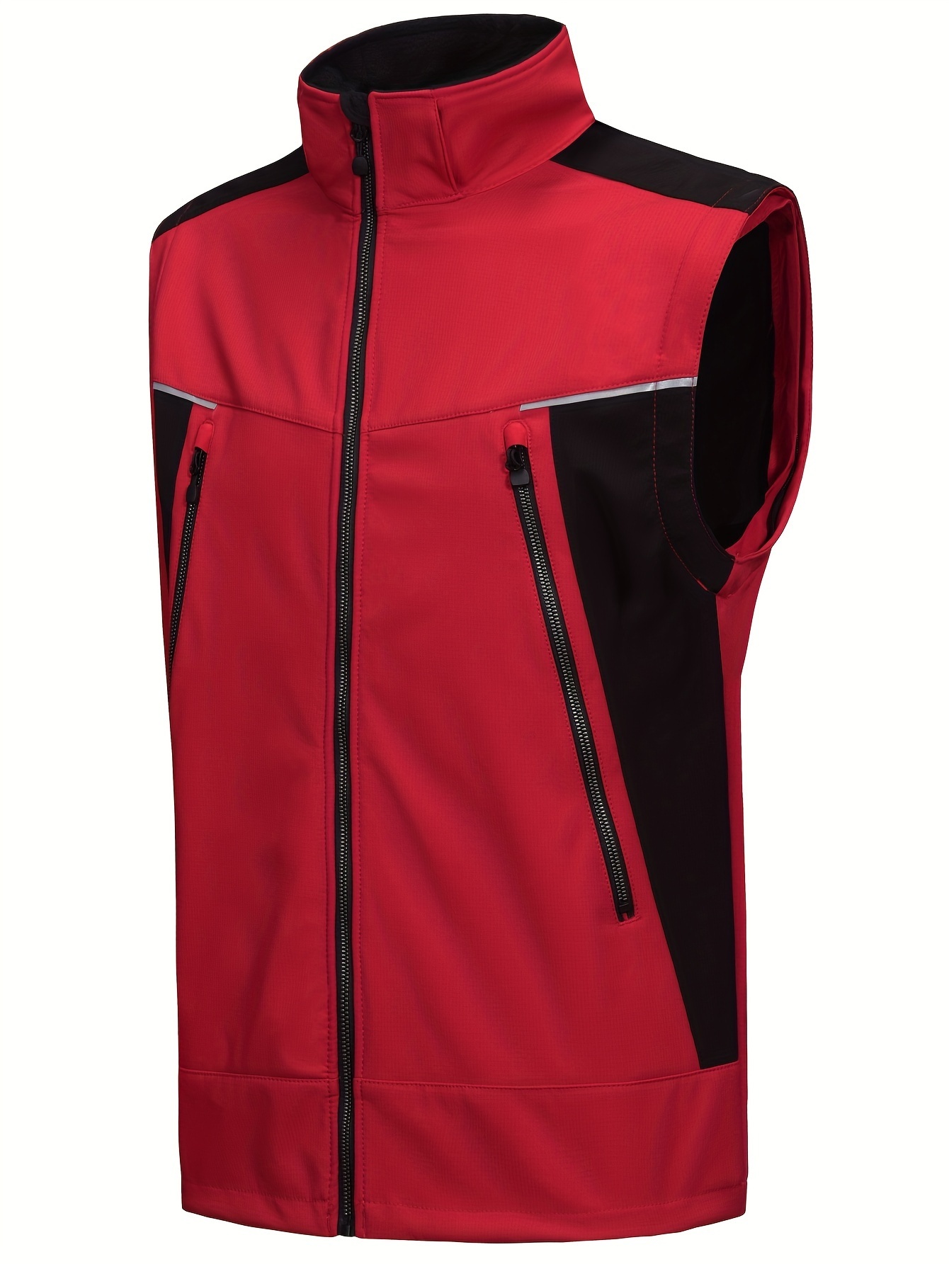Men's Detachable Sleeves & Hood Softshell Jacket