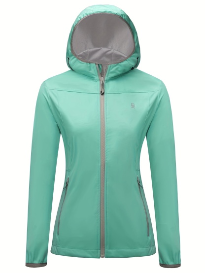 Women's WaterproofLightweight Hooded Jacket