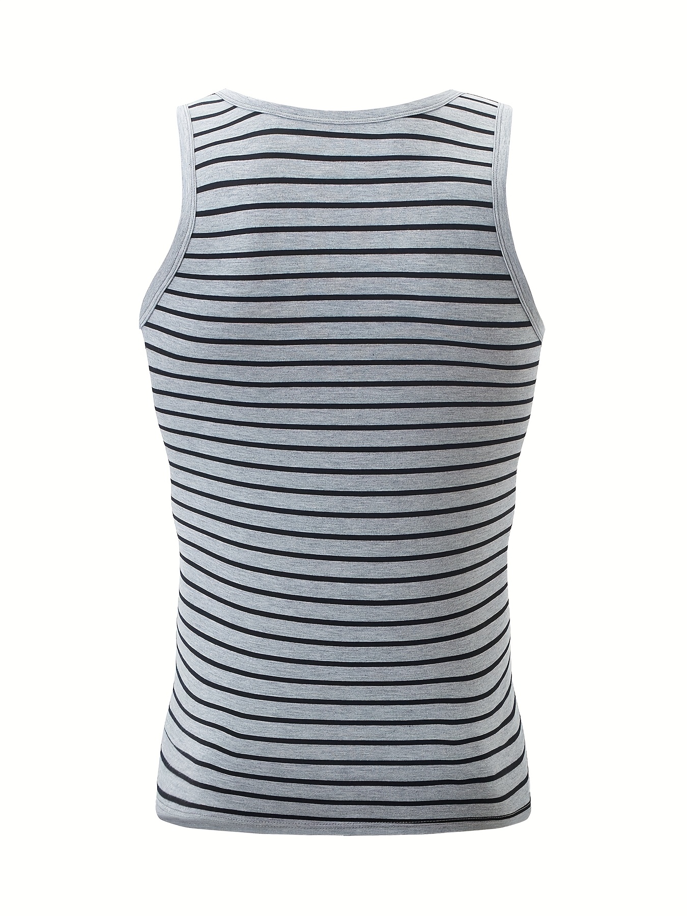 3pcs Men's Striped Tank Tops 