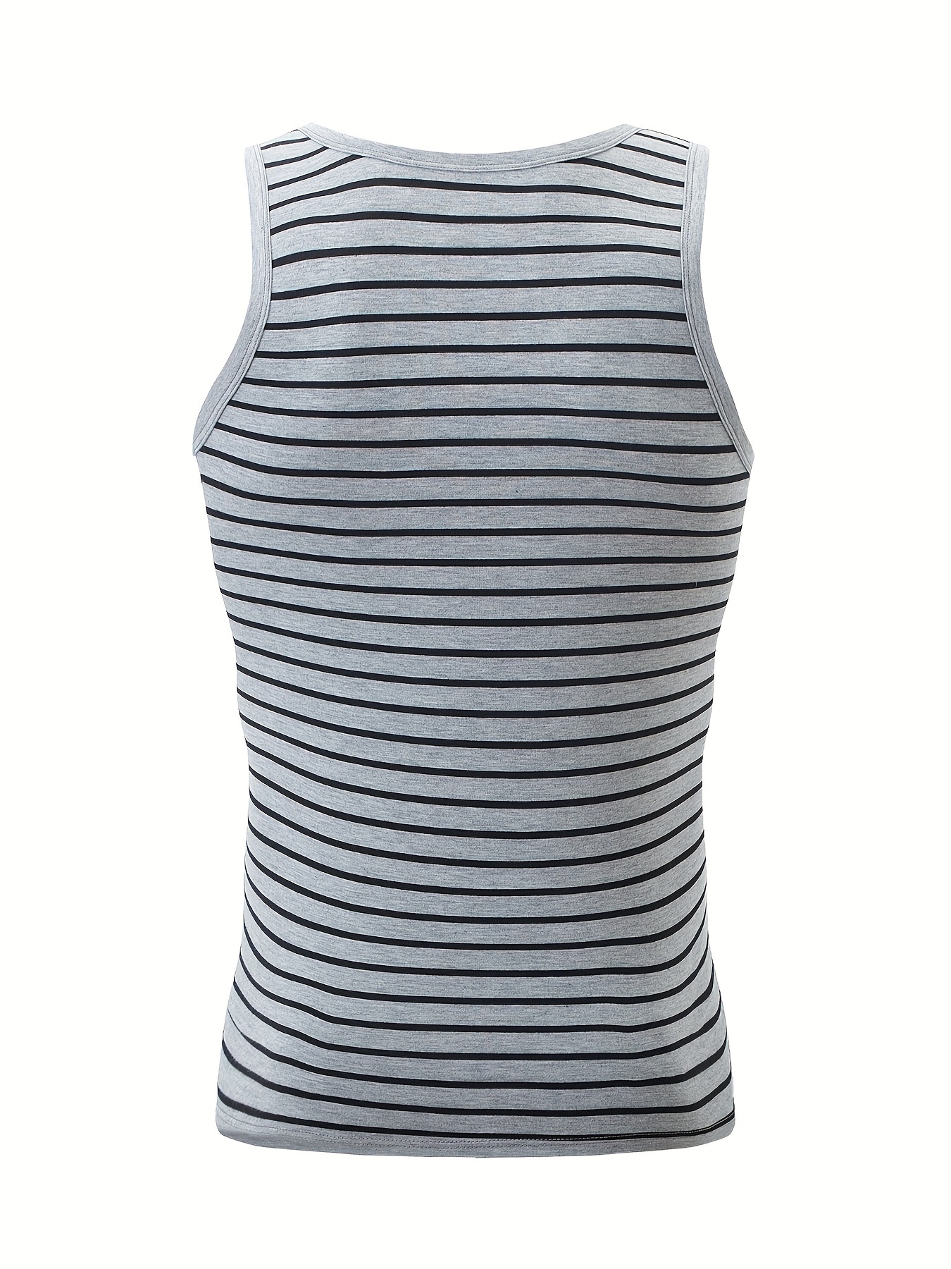 3pcs Men's Striped Tank Tops 