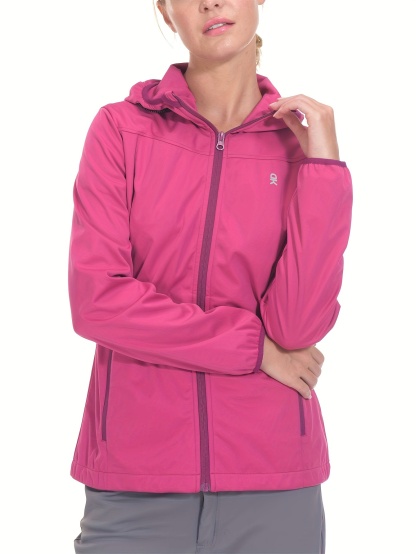 Women's WaterproofLightweight Hooded Jacket