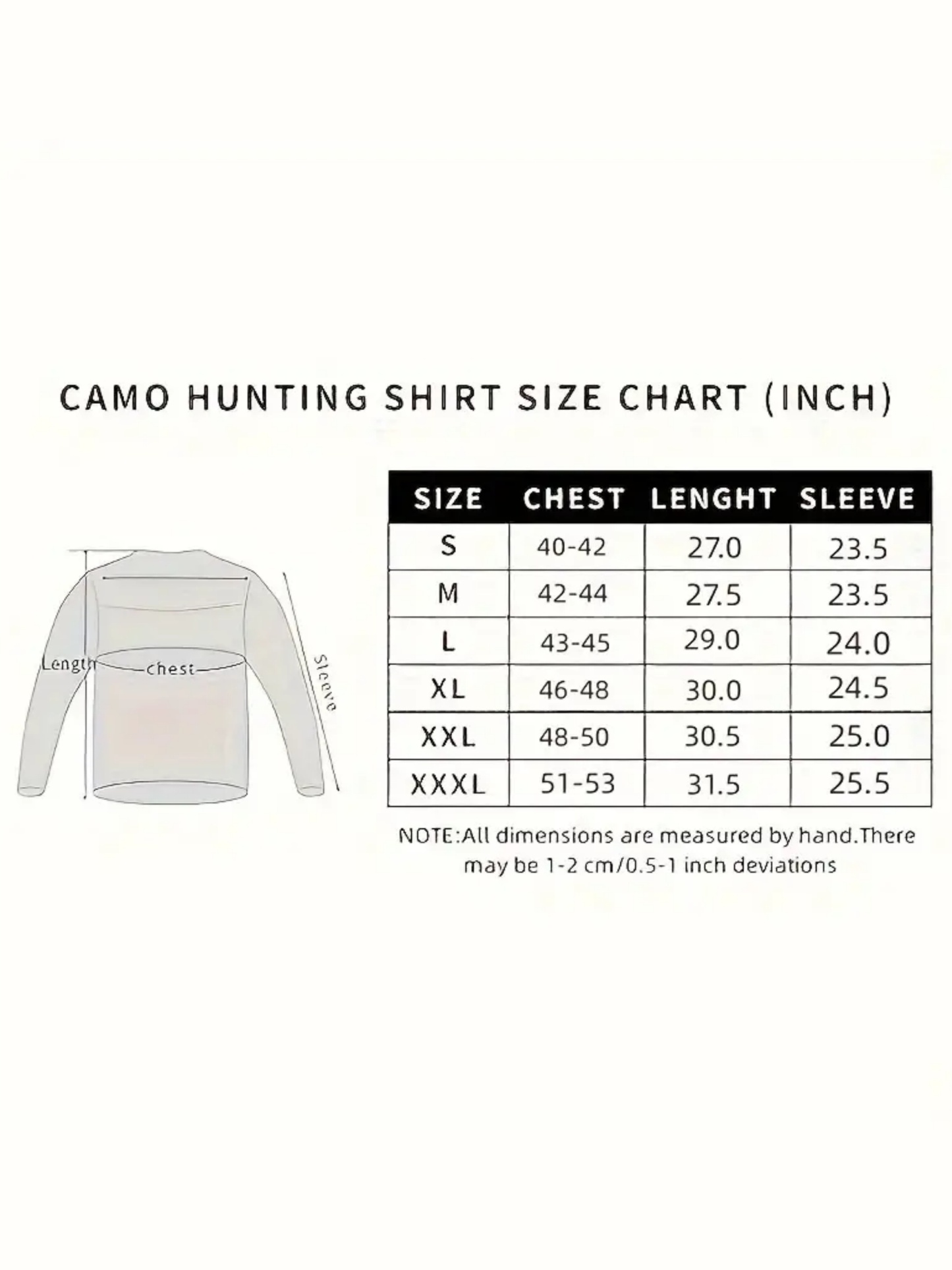 Men's Camouflage Long Sleeve Crew Neck T-Shirt