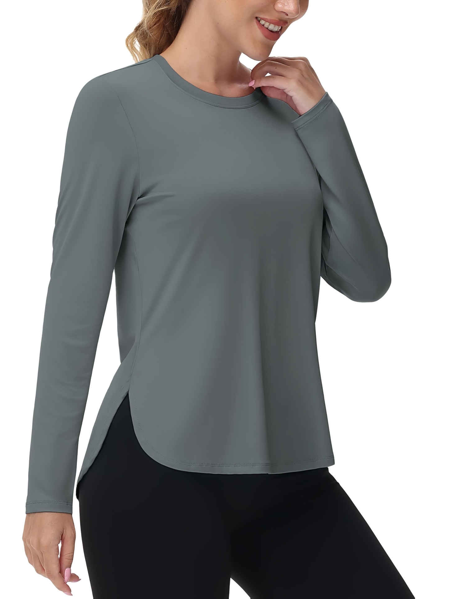 Lightweight Quick Dry Women's Long Sleeve Sun Protection T-Shirt