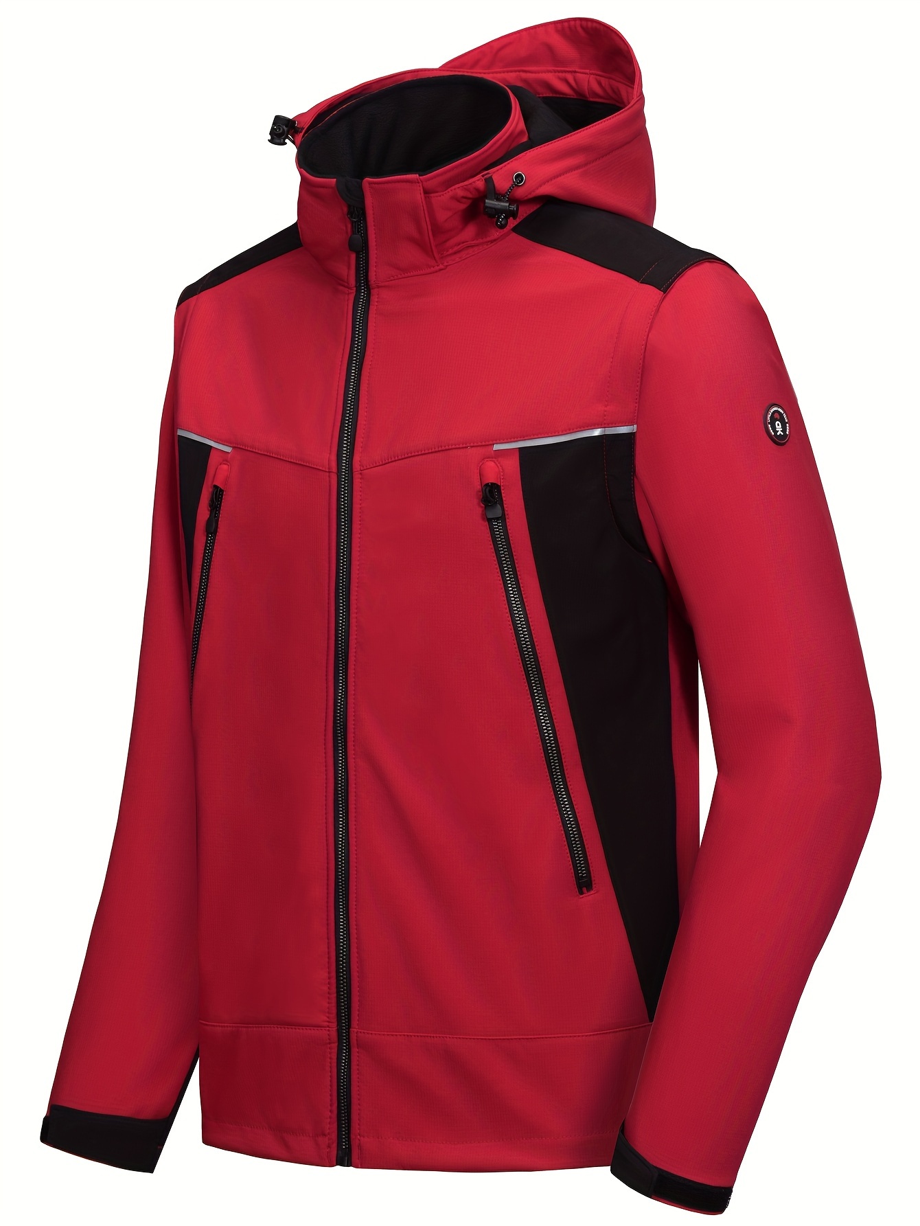 Men's Detachable Sleeves & Hood Softshell Jacket