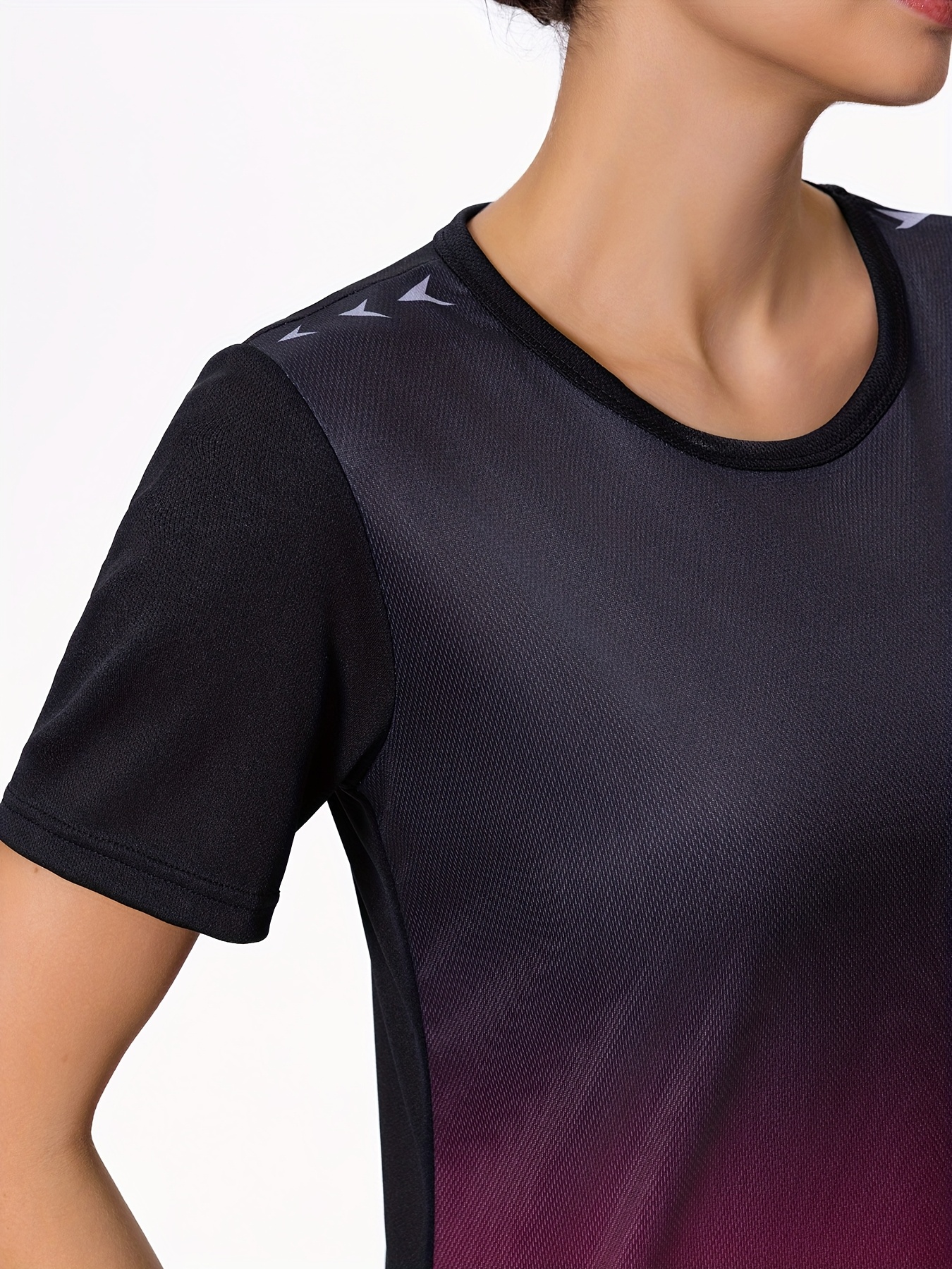 4pcs Women's Summer Gradient T-Shirt Pack 