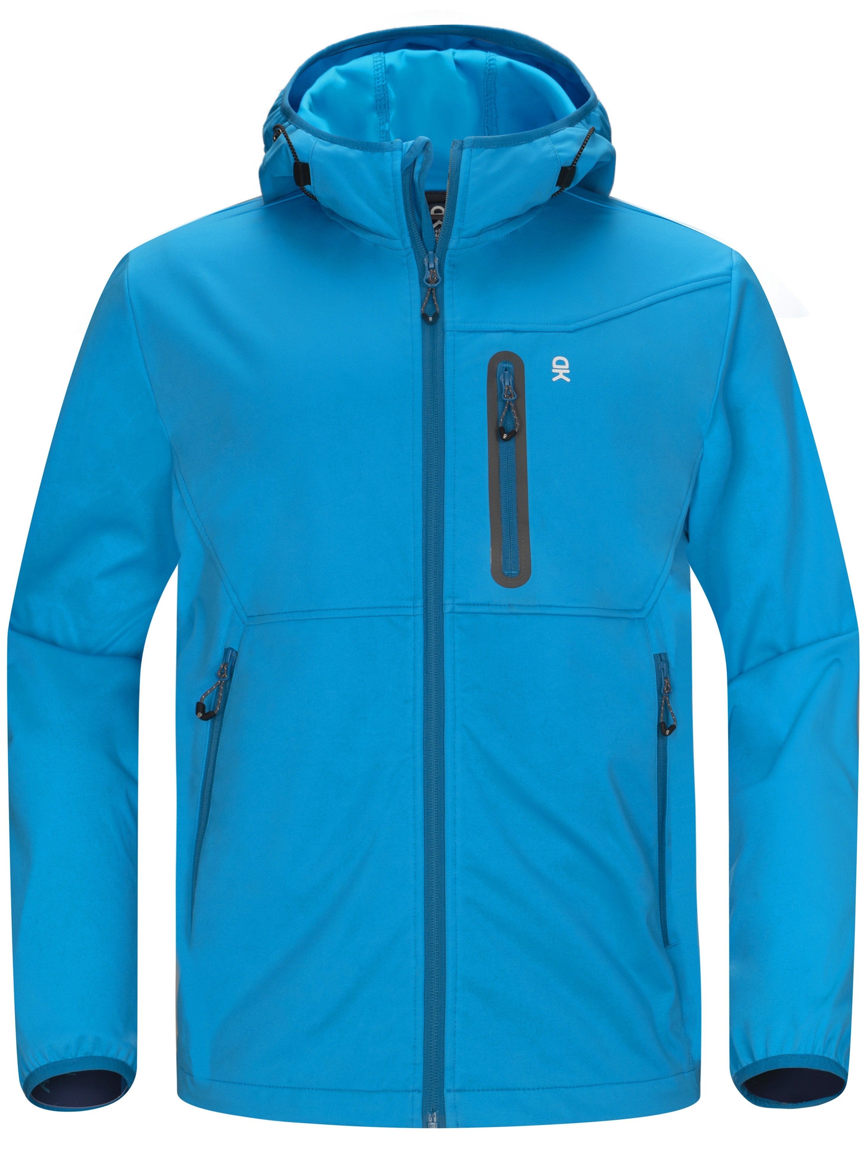 Men's Lightweight Windproof Softshell Hooded Jacket