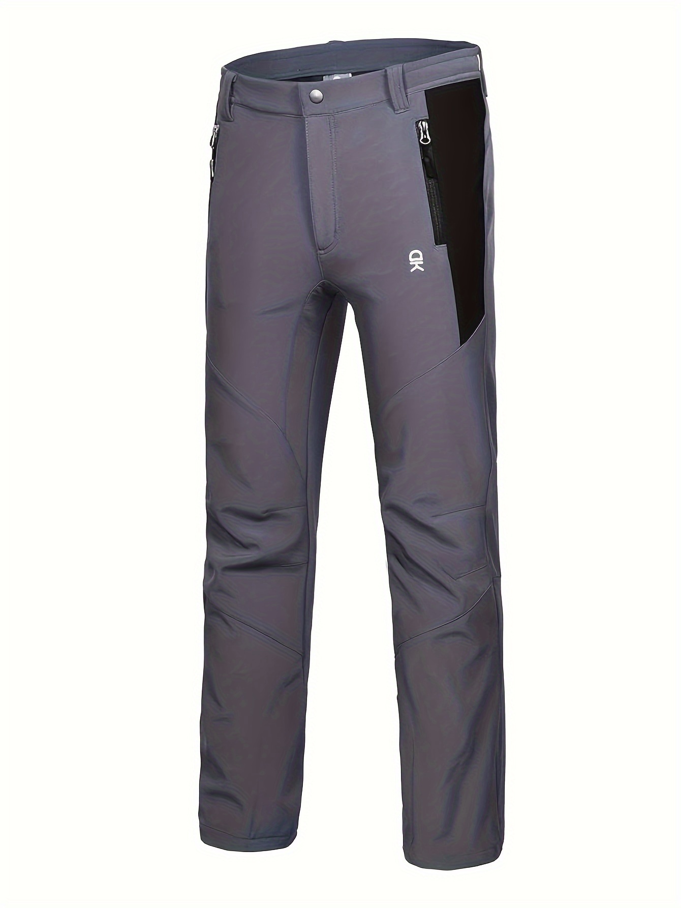 Men's Fleece Lined Softshell Hiking Pants