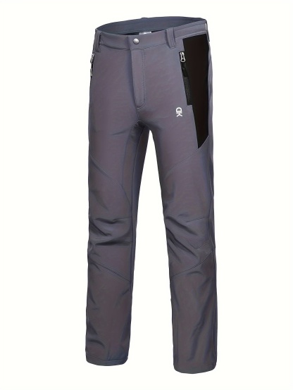 Men's Fleece Lined Softshell Hiking Pants