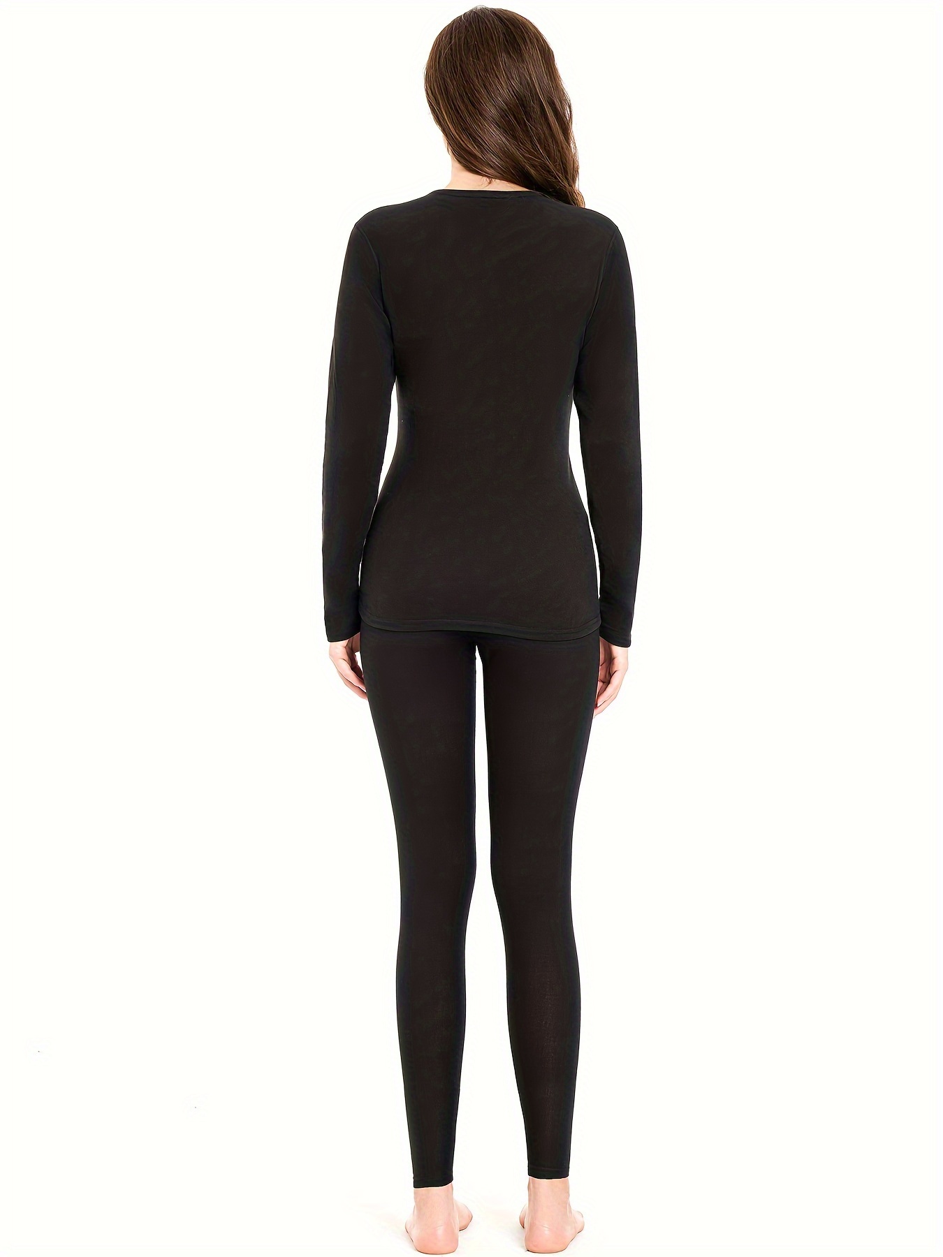 Women's Solid Slim Fit Thermal Baselayer