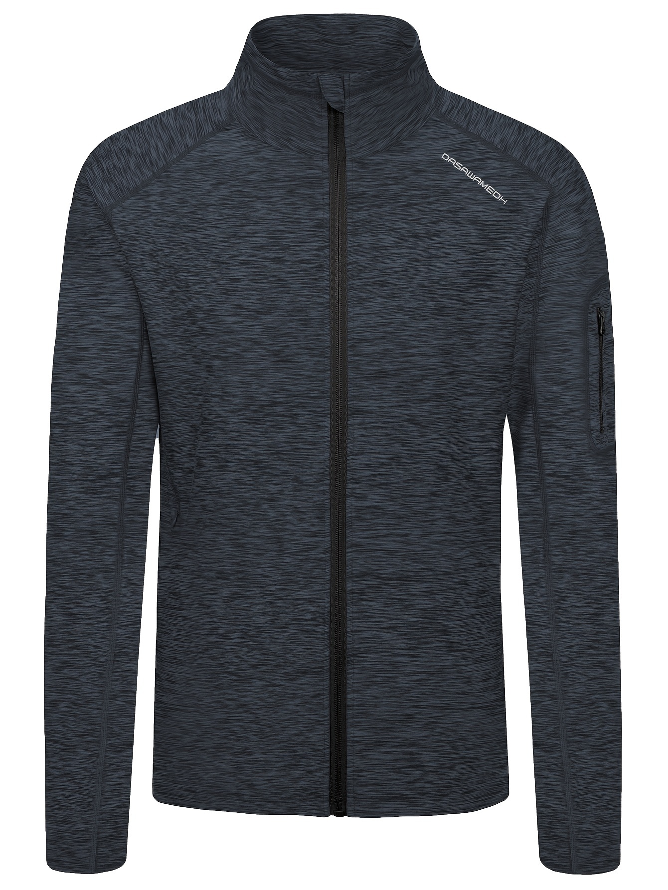 Men's Running Sport Track Jacket Full Zip Workout Athletic Fitness Jac