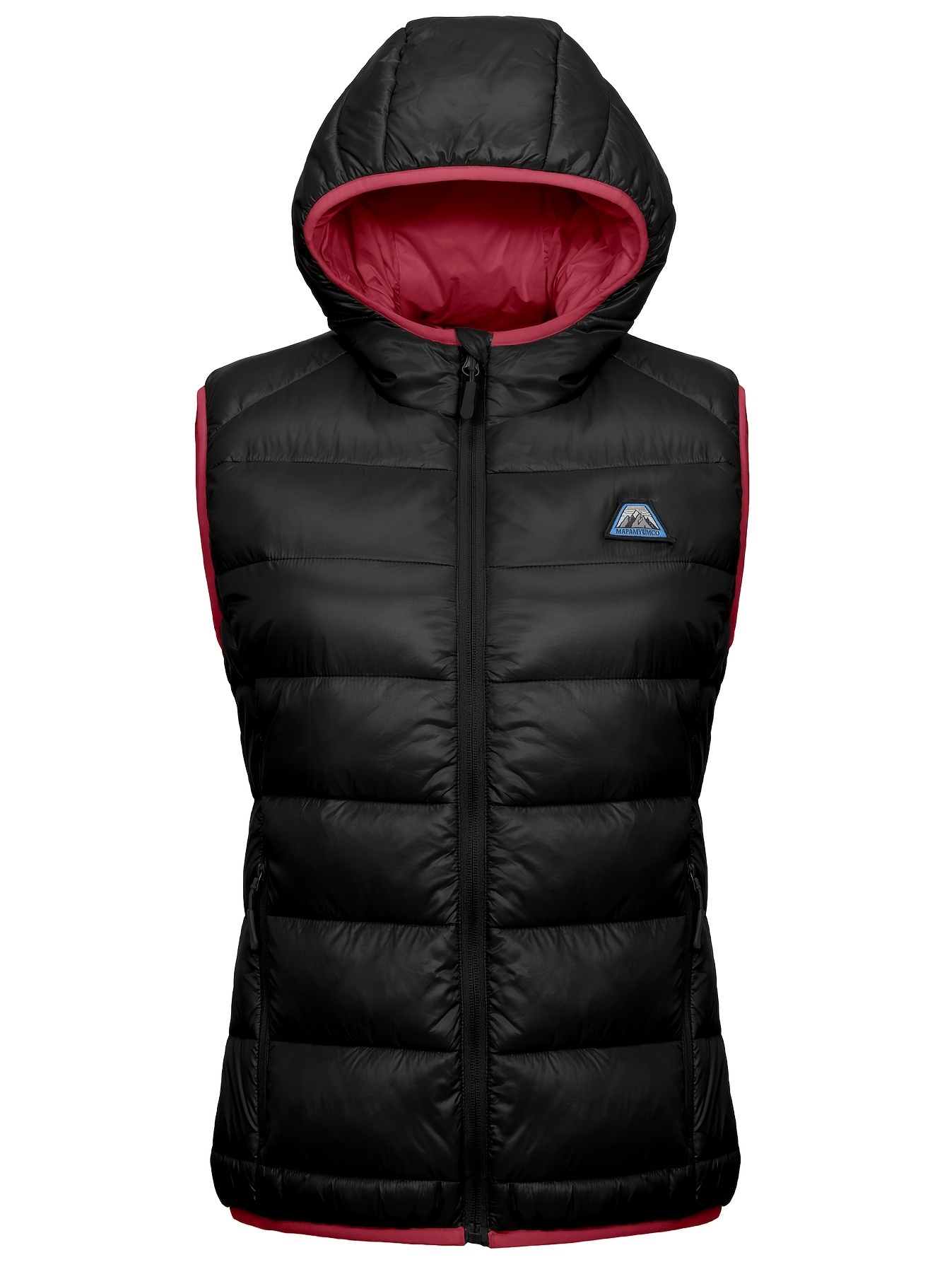 Water-Resistant Lightweight Puffer Vest With Hood