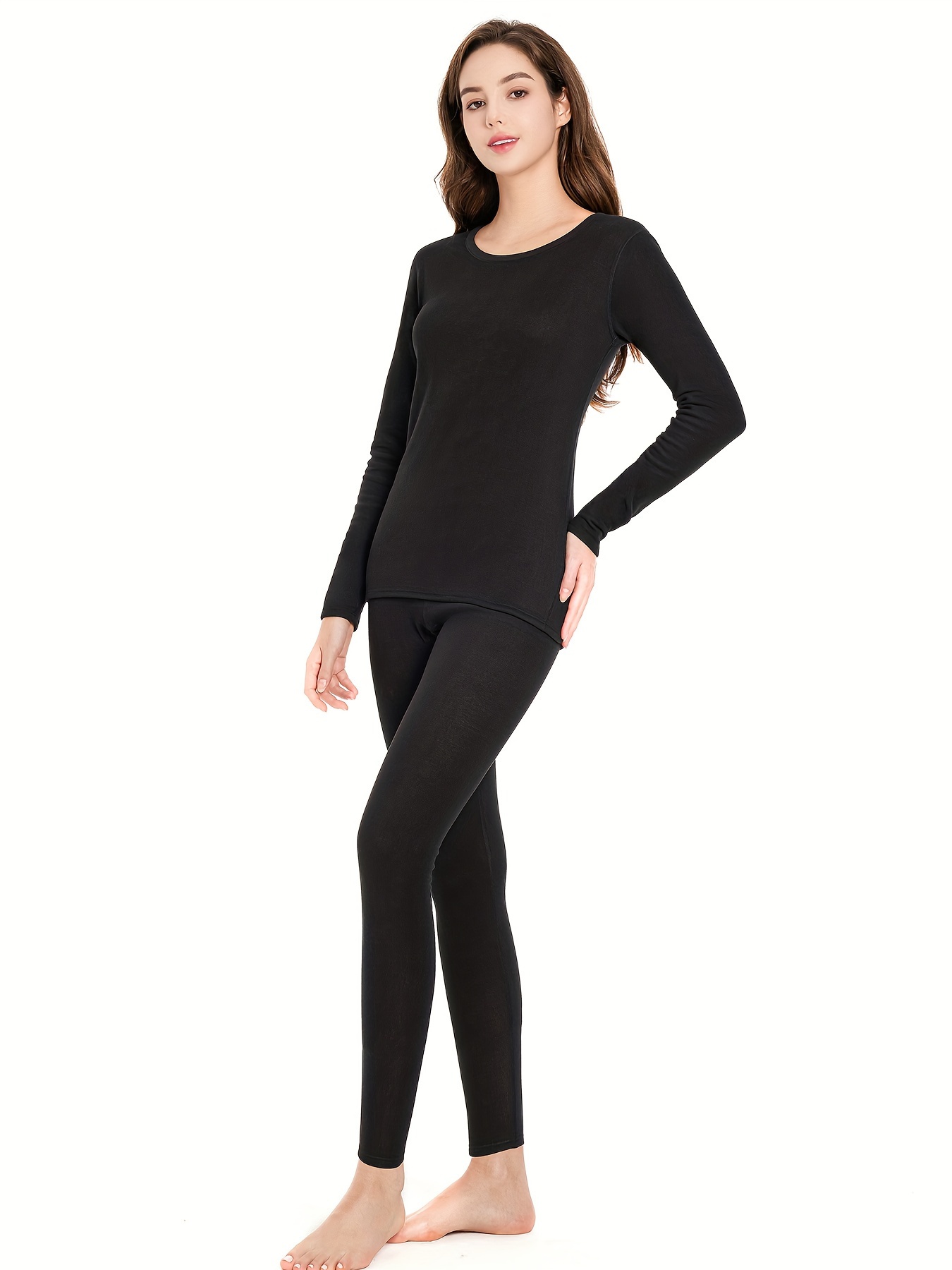 4pcs Women'S Warm Thermal Tight-Fitting Base Layer