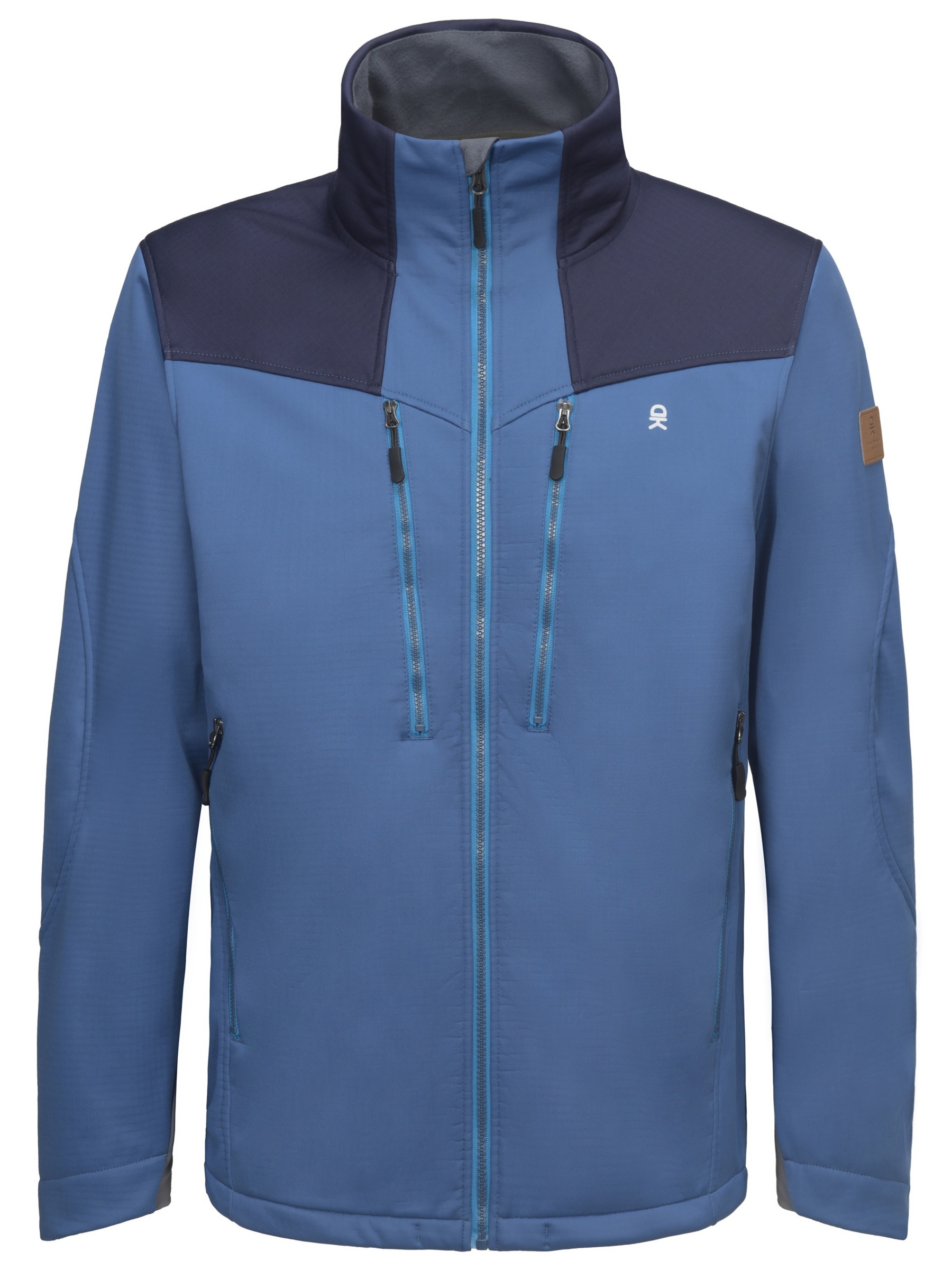Men's Softshell Grid Fleece Lined Hiking Jacket