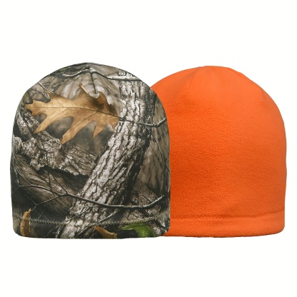 Outdoor Warm Camouflage Windproof Coldproof Double-sided Hat